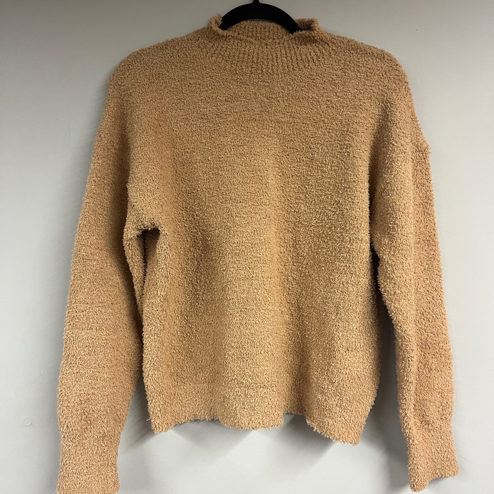 Sanctuary Cozy Camel Cowl Sweater